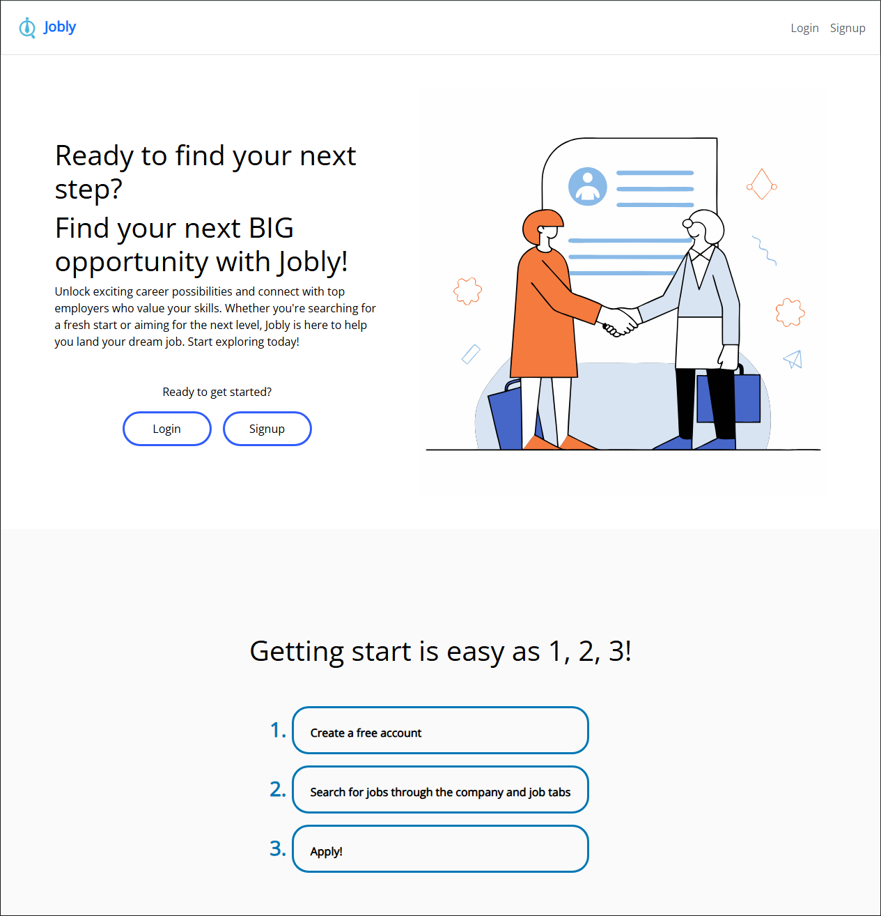 Jobly - Online Job board